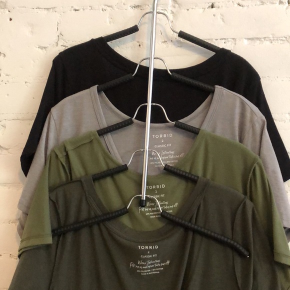 NWOT Torrid Size 2 Classic V Neck Tees - Picture 2 of 11